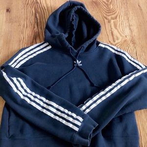 Blue adidas crop top